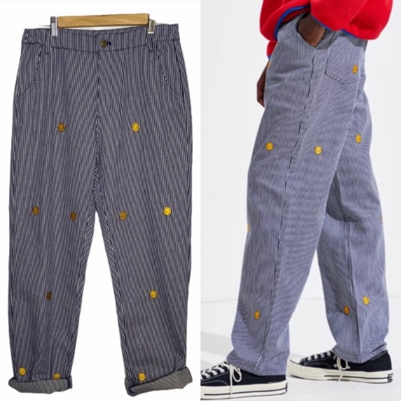 Urban Outfitters Other - Lazy Oaf X Mr. Men Little Mr. Happy Pinstripe Pant
